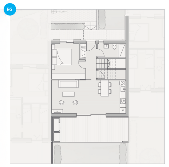 Ca Da Amare Grundriss EG