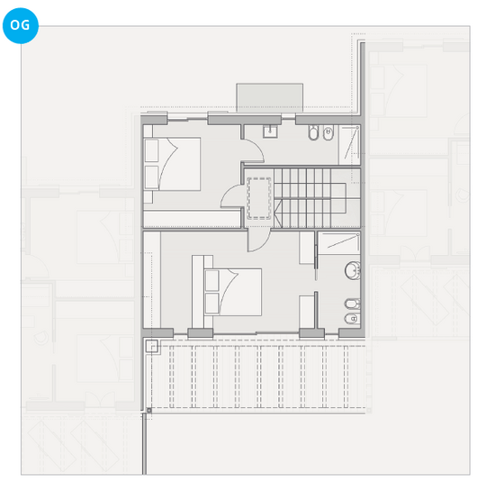Ca Da Amare Grundriss OG